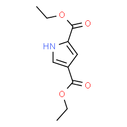 ChemSpider 2D Image | Diethyl 1H-pyrrole-2,4-dicarboxylate | C10H13NO4