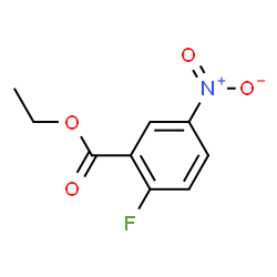 ChemSpider 2D Image | Ethyl 2-fluoro-5-nitrobenzoate | C9H8FNO4