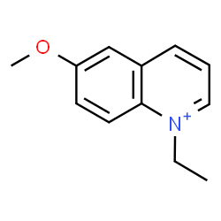 ChemSpider 2D Image | 1-Ethyl-6-methoxyquinolinium | C12H14NO