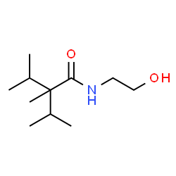 ChemSpider 2D Image | N-(2-Hydroxyethyl)-2-isopropyl-2,3-dimethylbutyramide | C11H23NO2