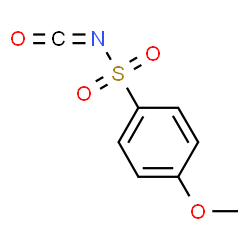 ChemSpider 2D Image | 4-Methoxybenzenesulfonyl isocyanate | C8H7NO4S