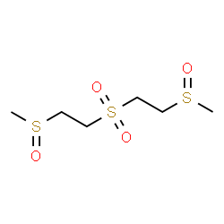 ChemSpider 2D Image | Bis[2-(methylsulfinyl)ethyl] sulfone | C6H14O4S3