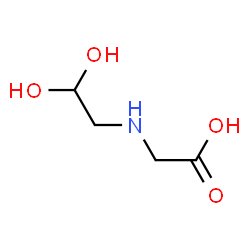 ChemSpider 2D Image | N-(2,2-Dihydroxyethyl)glycine | C4H9NO4