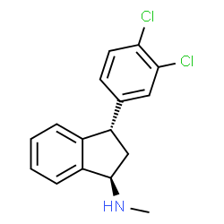 ChemSpider 2D Image | (+)-trans-indatraline | C16H15Cl2N