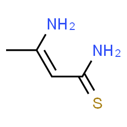 ChemSpider 2D Image | (2Z)-3-Amino-2-butenethioamide | C4H8N2S