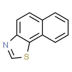 ChemSpider 2D Image | Naphtho[2,1-d][1,3]thiazole | C11H7NS