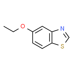 ChemSpider 2D Image | 5-Ethoxybenzo[d]thiazole | C9H9NOS