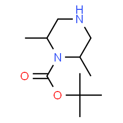 ChemSpider 2D Image | 1-Boc-2,6-dimethylpiperazine | C11H22N2O2