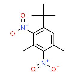 ChemSpider 2D Image | 1-tert-Butyl-3,5-dimethyl-2,4-dinitrobenzene | C12H16N2O4