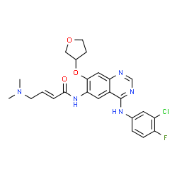 ChemSpider 2D Image | Afatinib | C24H25ClFN5O3
