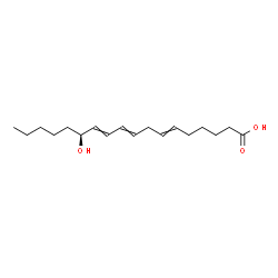 ChemSpider 2D Image | (13S)-13-Hydroxy-6,9,11-octadecatrienoic acid | C18H30O3