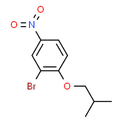ChemSpider 2D Image | 2-Bromo-1-isobutoxy-4-nitrobenzene | C10H12BrNO3