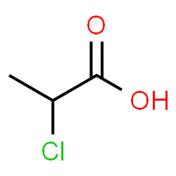 ChemSpider 2D Image | alpha-Chloropropionic acid | C3H5ClO2