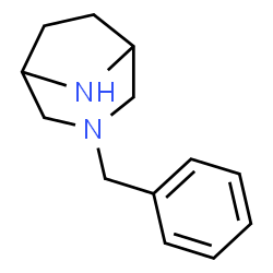 ChemSpider 2D Image | 3-Benzyl-3,8-diazabicyclo[3.2.1]octane | C13H18N2