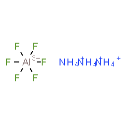 ChemSpider 2D Image | Ammonium hexafluoroaluminate | H12AlF6N3