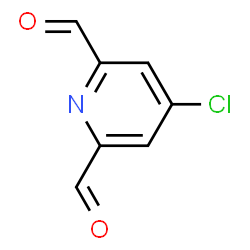 ChemSpider 2D Image | 4-Chlor-2,6-pyridindicarbaldehyd | C7H4ClNO2