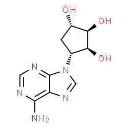 ChemSpider 2D Image | Noraristeromycin | C10H13N5O3