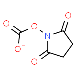 ChemSpider 2D Image | {[(2,5-Dioxo-1-pyrrolidinyl)oxy]carbonyl}oxidanide | C5H4NO5