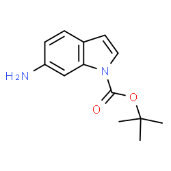 ChemSpider 2D Image | 1-Boc-6-Aminoindole | C13H16N2O2
