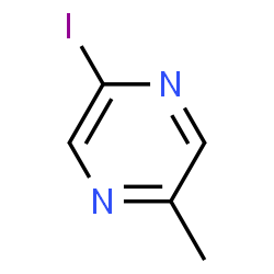 ChemSpider 2D Image | 2-Iodo-5-methylpyrazine | C5H5IN2