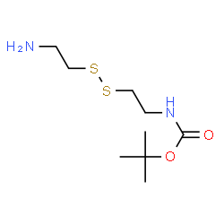 ChemSpider 2D Image | Mono-BOC-cystamine | C9H20N2O2S2