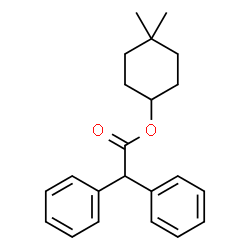 ChemSpider 2D Image | 4,4-Dimethylcyclohexyl diphenylacetate | C22H26O2