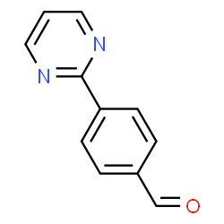 ChemSpider 2D Image | 4-Pyrimidin-2-ylbenzaldehyde | C11H8N2O