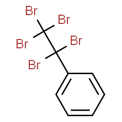 ChemSpider 2D Image | PENTABROMOETHYLBENZENE | C8H5Br5