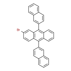 ChemSpider 2D Image | 2-Bromo-9,10-di(2-naphthyl)anthracene | C34H21Br