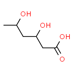 ChemSpider 2D Image | 3,5-Dihydroxyhexanoic acid | C6H12O4