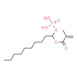 ChemSpider 2D Image | 1-(Phosphonooxy)decyl methacrylate | C14H27O6P