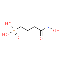 ChemSpider 2D Image | N-hydroxy-4-phosphonobutanamide | C4H10NO5P