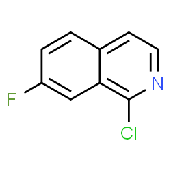ChemSpider 2D Image | 1-Chloro-7-fluoroisoquinoline | C9H5ClFN