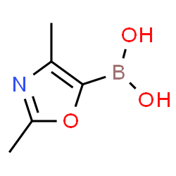 ChemSpider 2D Image | (2,4-Dimethyl-1,3-oxazol-5-yl)boronic acid | C5H8BNO3
