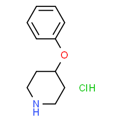 ChemSpider 2D Image | 4-phenoxypiperidine hydrochloride | C11H16ClNO
