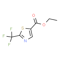 ChemSpider 2D Image | Ethyl 2-(trifluoromethyl)thiazole-5-carboxylate | C7H6F3NO2S