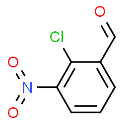 ChemSpider 2D Image | 2-Chloro-3-nitrobenzaldehyde | C7H4ClNO3