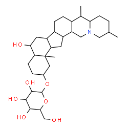 ChemSpider 2D Image | 6-Hydroxycevan-2-yl hexopyranoside | C33H55NO7