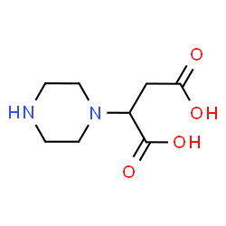 ChemSpider 2D Image | 2-(1-Piperazinyl)succinic acid | C8H14N2O4