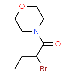 ChemSpider 2D Image | 2-Bromo-1-(4-morpholinyl)-1-butanone | C8H14BrNO2