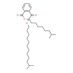 ChemSpider 2D Image | 11-Methyldodecyl 8-methylnonyl phthalate | C31H52O4
