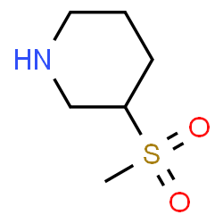 ChemSpider 2D Image | 3-(Methylsulfonyl)piperidine | C6H13NO2S