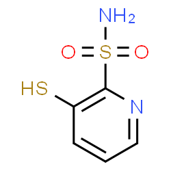 ChemSpider 2D Image | 3-Sulfanyl-2-pyridinesulfonamide | C5H6N2O2S2