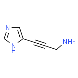 ChemSpider 2D Image | 3-(1h-imidazol-4-yl)prop-2-yn-1-amine | C6H7N3