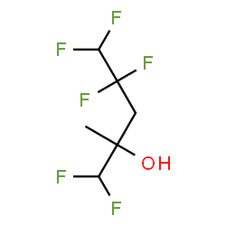 ChemSpider 2D Image | 1,1,4,4,5,5-Hexafluoro-2-methyl-2-pentanol | C6H8F6O