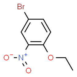 ChemSpider 2D Image | 4-Bromo-1-ethoxy-2-nitrobenzene | C8H8BrNO3