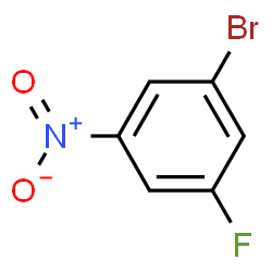 ChemSpider 2D Image | 3-Bromo-5-fluoronitrobenzene | C6H3BrFNO2