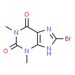 ChemSpider 2D Image | 8-Bromotheophylline | C7H7BrN4O2