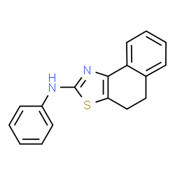 ChemSpider 2D Image | N-Phenyl-4,5-dihydronaphtho[1,2-d][1,3]thiazol-2-amine | C17H14N2S