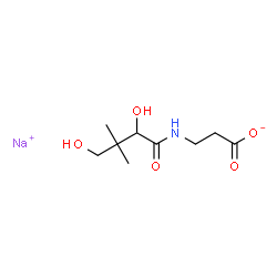 ChemSpider 2D Image | Sodium pantothenate | C9H16NNaO5